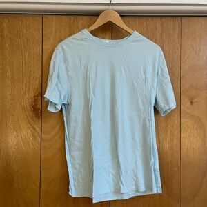 Threads 4 Thought Soft Crew Tee Shirt, Short sleeve, Size Medium, Soft blue